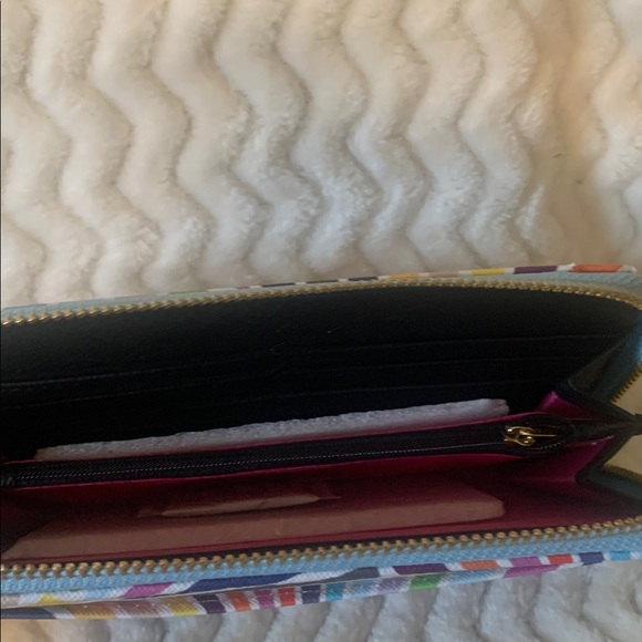 Trina Turk Colorful Geometric Zip Wallet NWT - Picture 5 of 5